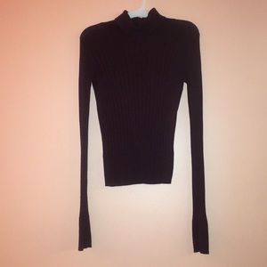 Aeropostale Size XS Burgundy Turtleneck